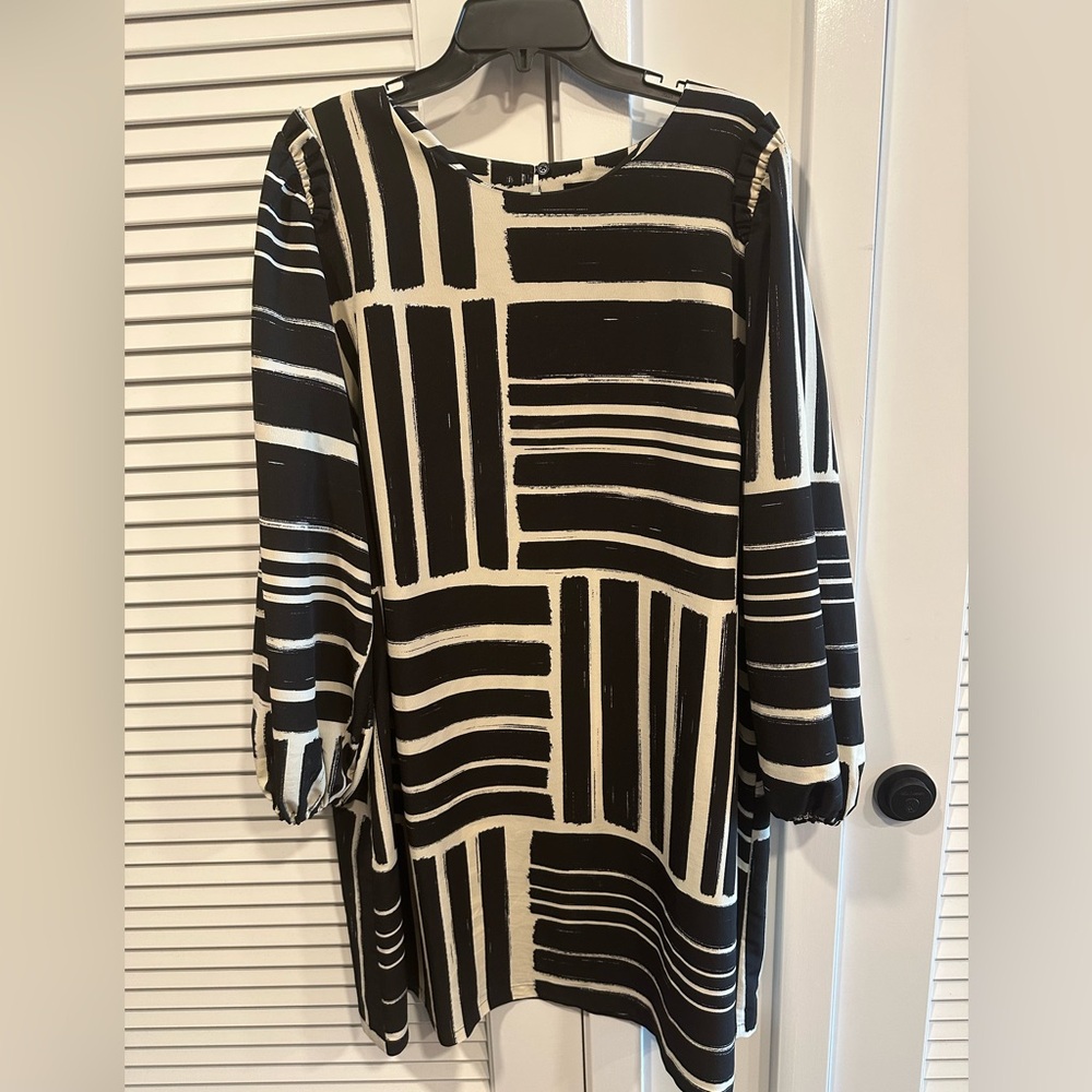 Eloquii Puff Sleeve Easy Tee Dress